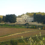 View towards Villa Vistarenni