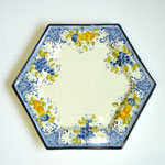 Hexagonal Plate (HX00) - Burgundy (BUR001)