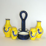 Decor: LZY001 Lizards on Yellow